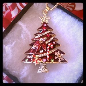 COPY - Christmas Tree Necklace Betsey Johnson New